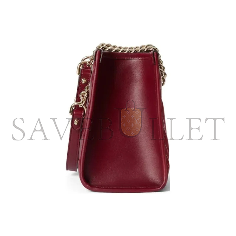 G*u*i gg marmont leather tote bag 779727 (26.5*18.5*12.5cm)